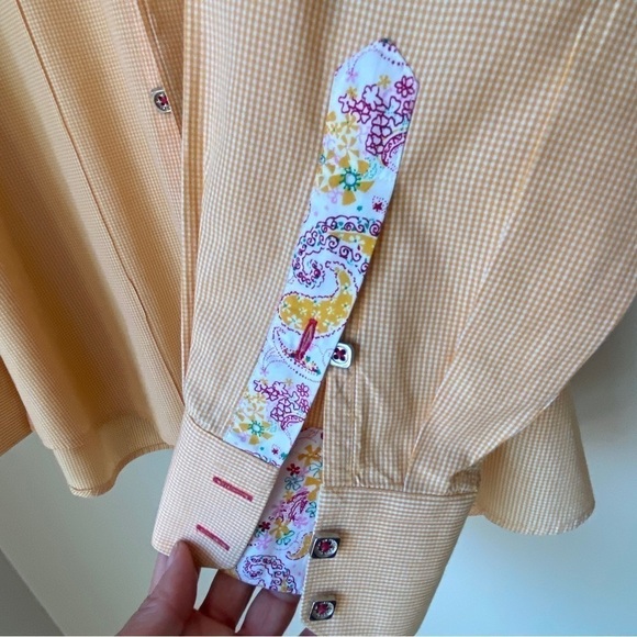 Fun and Floral casual button down shirt by Jared Lang - Picture 3 of 11